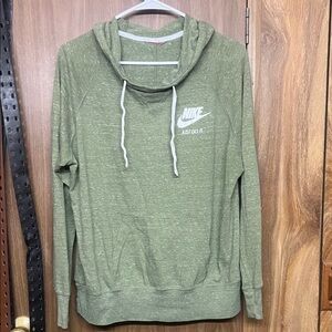 Nike Olive Green Pullover Hoodie